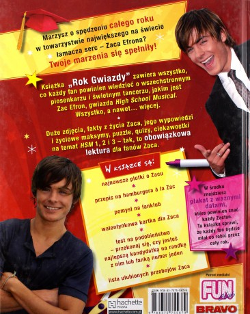 Zac Efron Rok Gwiazdy (twarda) - Posy Edwards [KSIĄŻKA]