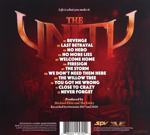 The Unity: The Devil You Know Live (digipack) [CD]