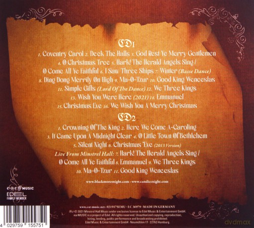 Blackmore's Night: Winter Carols (Deluxe) (digipack) [2CD]