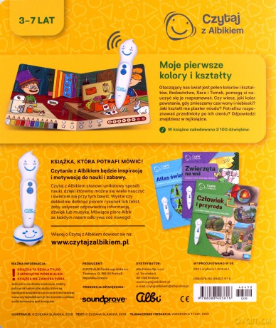Czytaj z Albikiem Moje pierwsze kolory i kształty [KSIĄŻKA]