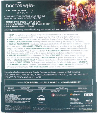 Doctor Who - The Complete Collection - Season 17 (Doktor Who) [7xBlu-Ray]
