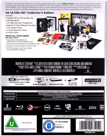 Citizen Kane (Ultimate Collectors Edition) (Obywatel Kane) [Blu-Ray 4K]+[Blu-Ray]