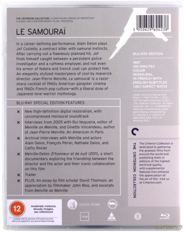 Le Samourai (1967) (Samuraj) [Blu-Ray]