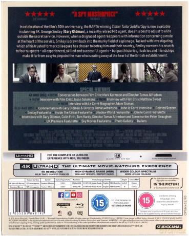 Tinker Tailor Soldier Spy (Szpieg) [Blu-Ray 4K]+[Blu-Ray]