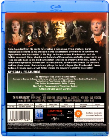 Evil Of Frankenstein (Zlo Frankensteina) [Blu-Ray]