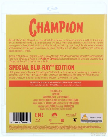 Champion (1949) [Blu-Ray]