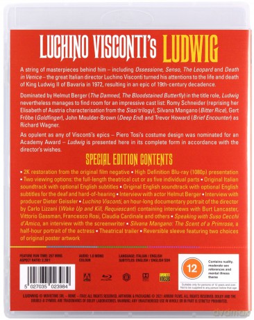 Ludwig (1973) [2xBlu-Ray]