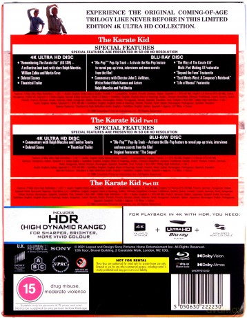 Karate Kid 1-3 [BOX] [3xBlu-Ray 4K]+[3xBlu-Ray]