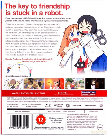 Nichijou - My Ordinary Life The Complete Series [4xBlu-Ray]