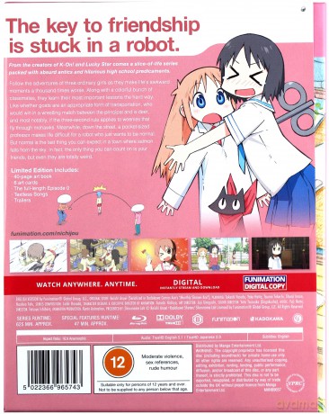 Nichijou - My Ordinary Life The Complete Series [4xBlu-Ray]