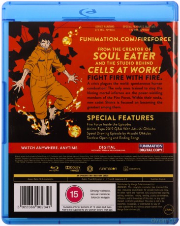 Fire Force Season 1 [4xBlu-Ray]