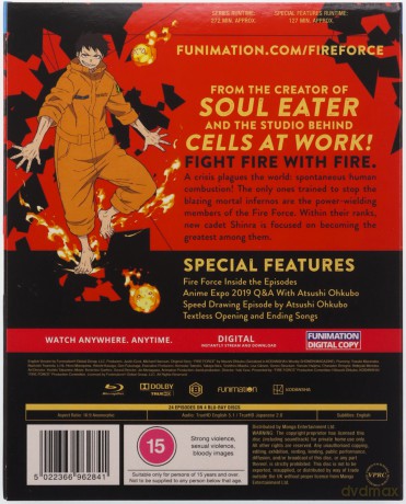 Fire Force Season 1 [4xBlu-Ray]