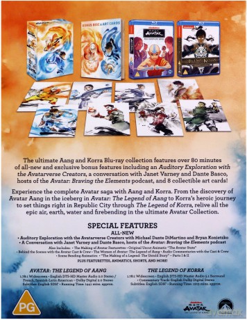 Avatar The Last Airbender & The Legend Of Korra (Complete Boxset) [18xBlu-Ray]