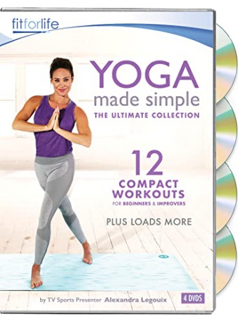 Yoga Made Simple - The Ultimate Collection - 12 Compact Workouts Plus Loads More - Presented By Alexandra Legouix - Fit For Life Series [4DVD]