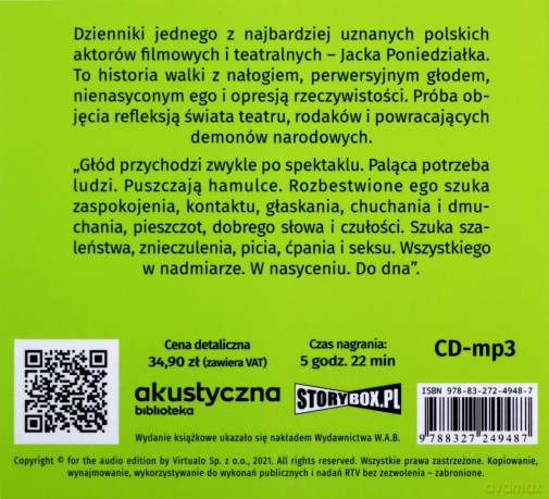 (Nie)dzienniki - Jacek Poniedziałek [AUDIOBOOK]