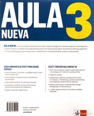 Aula Nueva 3 ćwiczenia [KSIĄŻKA]