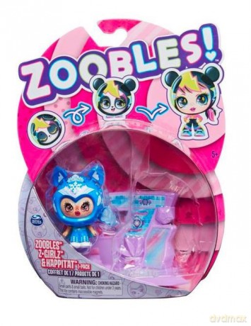Laleczka Zoobles 1pak Z-Girlz Lodowa Niebieska [FIGURKA]