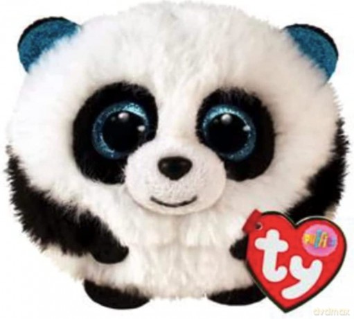 Maskotka Ty Puffies Panda Bamboo