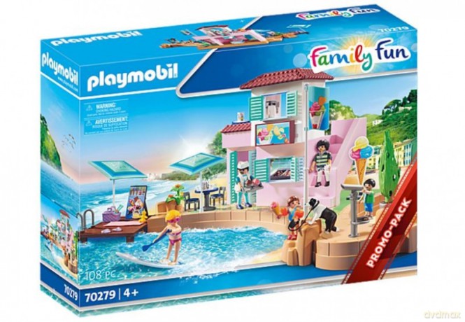 Zestaw z figurkami Family Fun 70279 Lodziarnia w porcie