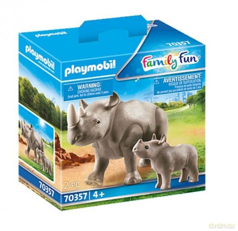 Zestaw z figurkami Family Fun 70357 Nosorożce