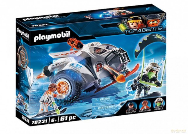 Zestaw z figurkami Top Agents 70231 Pojazd śnieżny