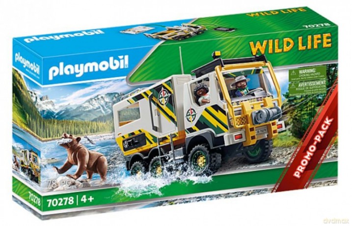 Zestaw z pojazdem Wild Life 70278 Pojazd na wyprawy badawcze