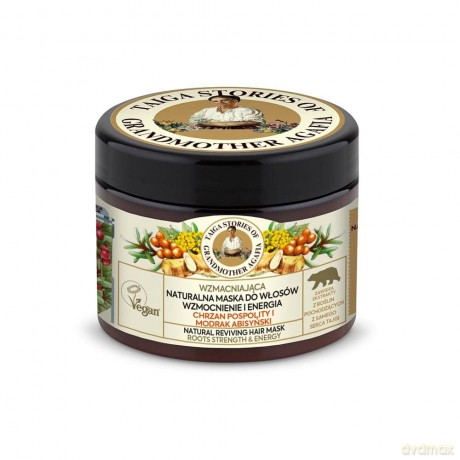 GRANDMOTHER AGAFIA Taiga Stories Wzmacniająca Naturalna Maska do włosów - wzmocnienie i energia 300 ml