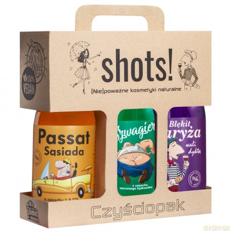 LAQ Shots! Żel Czyściopak Męski