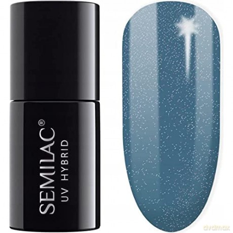 SEMILAC LAKIER 324 SHIMMER SEA BLUE 7ml