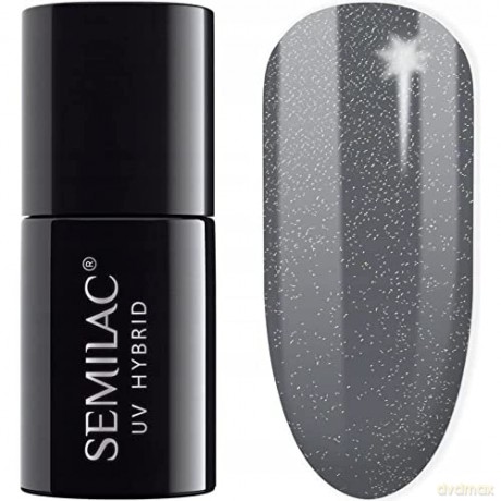 SEMILAC LAKIER 326 SHIMMER FOGGY GRAY 7ml