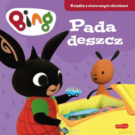Bing. Pada deszcz. Książka z otwieranymi okienkami [KSIĄŻKA]