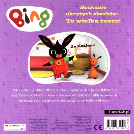 Bing. Pada deszcz. Książka z otwieranymi okienkami [KSIĄŻKA]