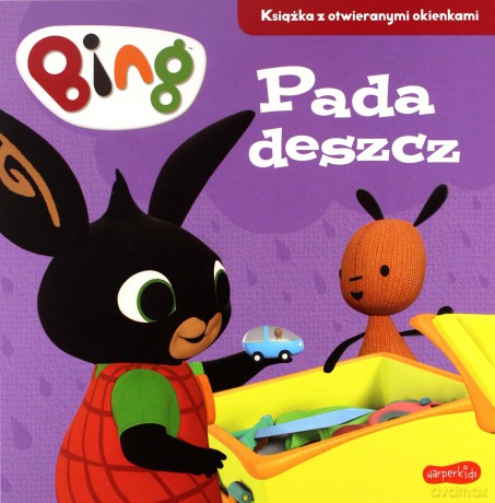 Bing. Pada deszcz. Książka z otwieranymi okienkami [KSIĄŻKA]