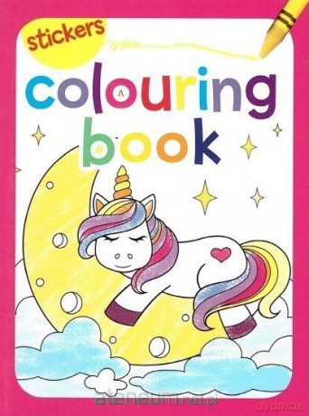 Colouring book z naklejkami. Jednorożec [KSIĄŻKA]