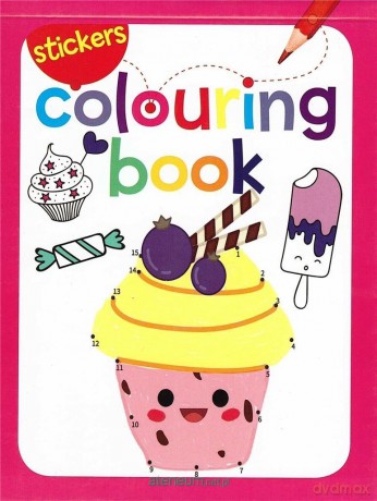 Colouring book z naklejkami. Lody [KSIĄŻKA]