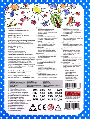 Colouring book z naklejkami. Piłka [KSIĄŻKA]