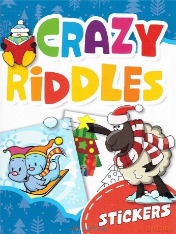 Crazy riddles z naklejkami [KSIĄŻKA]