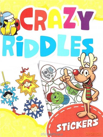 Crazy riddles z naklejkami [KSIĄŻKA]
