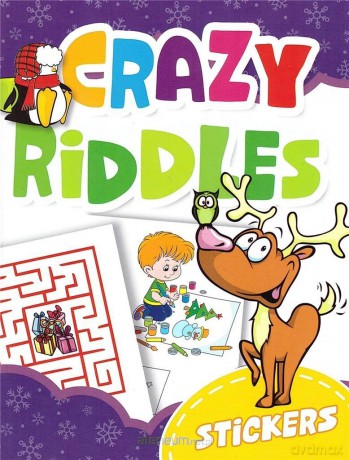 Crazy riddles z naklejkami [KSIĄŻKA]