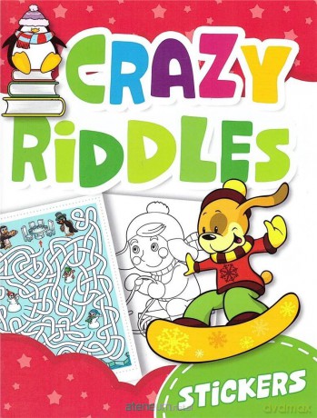 Crazy riddles z naklejkami [KSIĄŻKA]