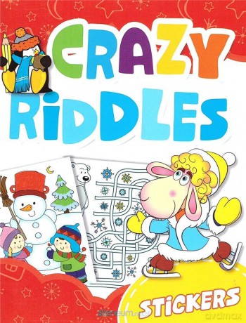 Crazy riddles z naklejkami [KSIĄŻKA]