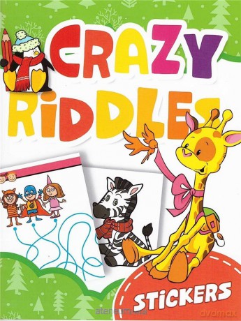 Crazy riddles z naklejkami [KSIĄŻKA]