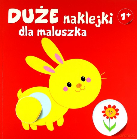 Duże naklejki dla maluszka. Królik 1+ [KSIĄŻKA]