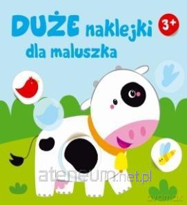 Duże naklejki dla maluszka. Krówka 3+ [KSIĄŻKA]