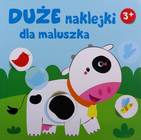 Duże naklejki dla maluszka. Krówka 3+ [KSIĄŻKA]