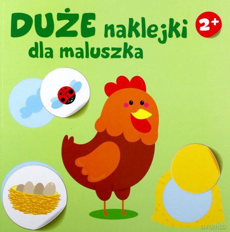 Duże naklejki dla maluszka. Kurka 2+ [KSIĄŻKA]