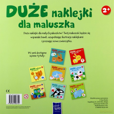 Duże naklejki dla maluszka. Kurka 2+ [KSIĄŻKA]