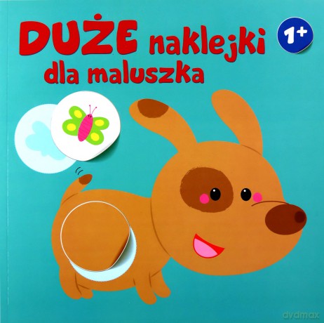 Duże naklejki dla maluszka. Piesek 1+ [KSIĄŻKA]