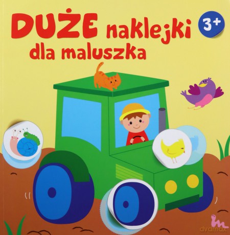 Duże naklejki dla maluszka. Traktor 3+ [KSIĄŻKA]