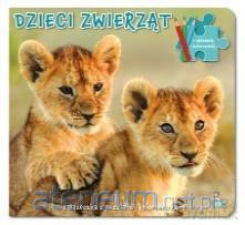 Dzieci zwierząt. Książeczka z puzzlami i kolor. [KSIĄŻKA]